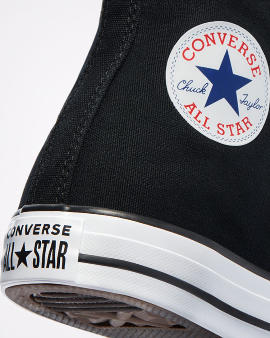 Tenis Converse Chuck Taylor All Star Classicos Cano Alto Masculino Pretas | PT D0719P3